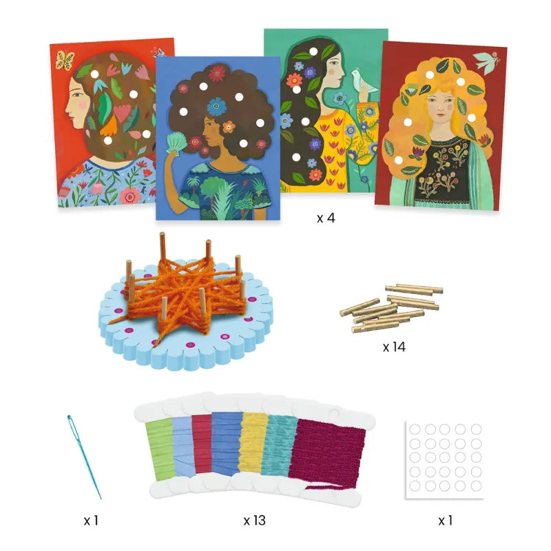 A Hemisphere In Your Hair, Knitting Craft Kit For Kids 7+