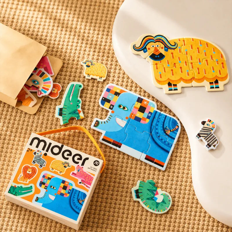 African Animals, My First Artist Puzzle for Kids 2+, 23 pcs