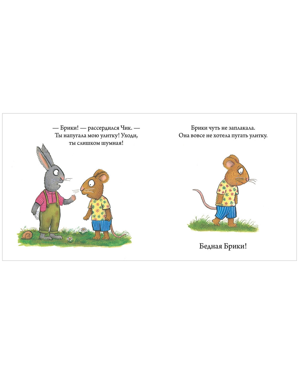 Чик и Брики. Пугливая улитка, Аксель Шеффлер