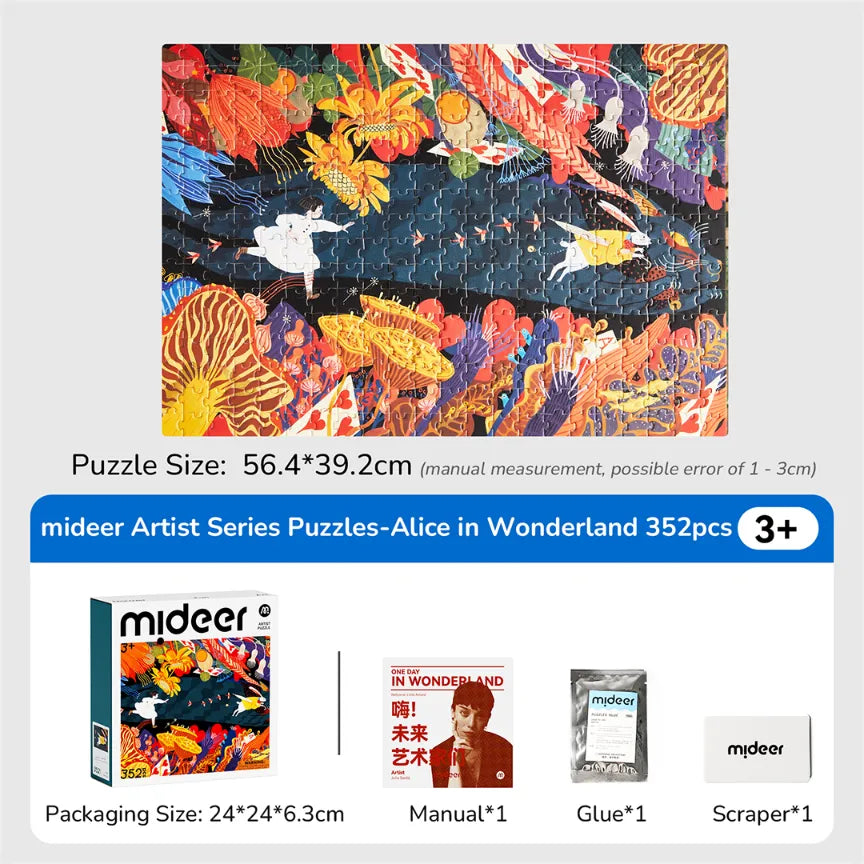 Alice In Wonderland, Artist Puzzle for Kids, 352 Pieces