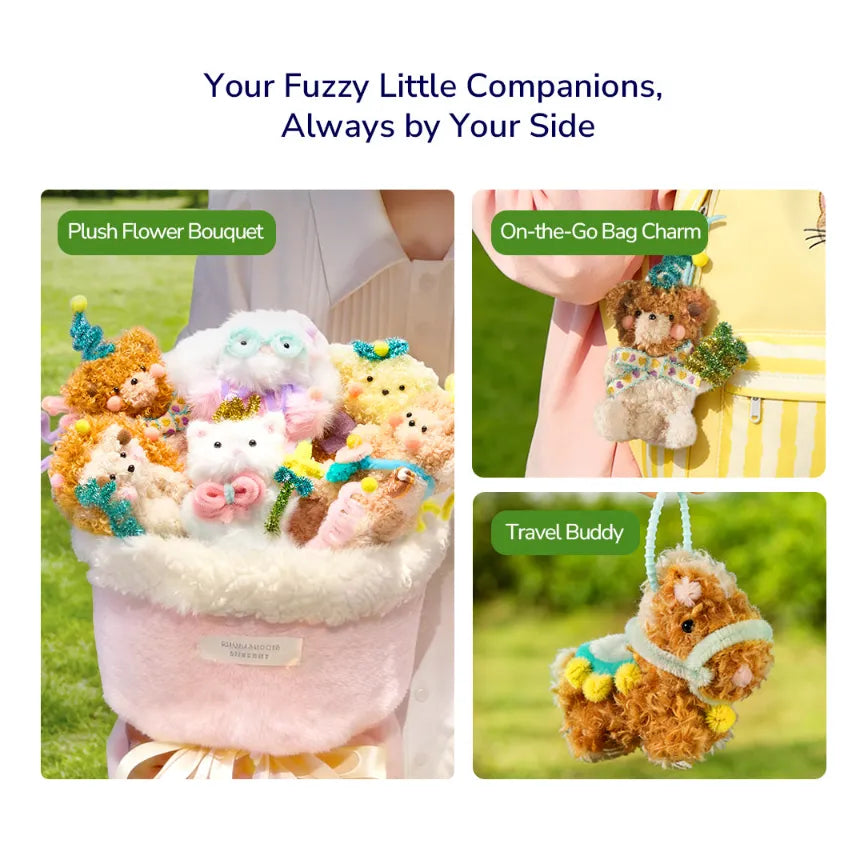 Animal Party, Chenille Stem Craft Kit for Kids 8+