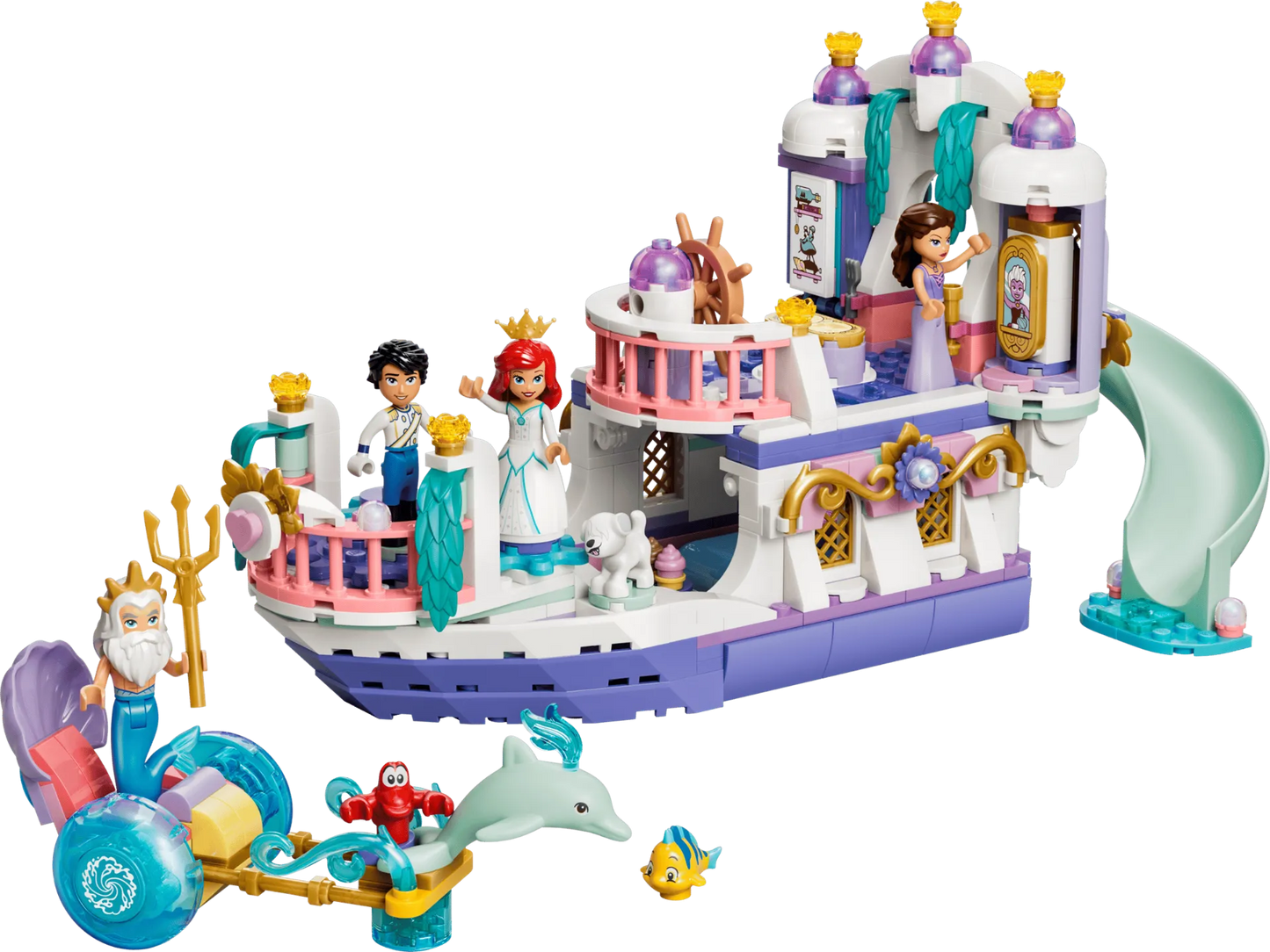 Ariels Royal Wedding Boat 43299, Lego Disney