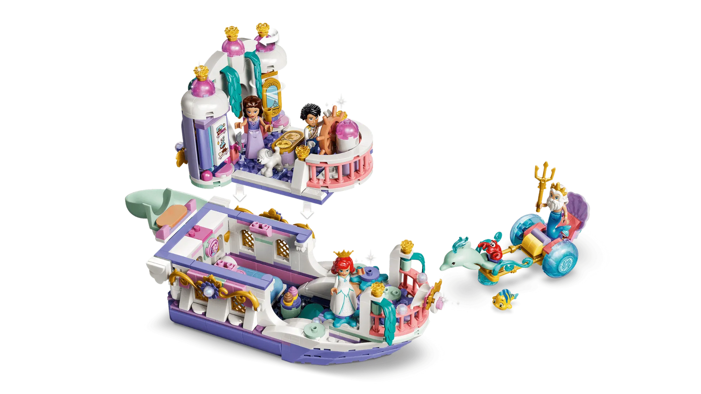 Ariels Royal Wedding Boat 43299, Lego Disney