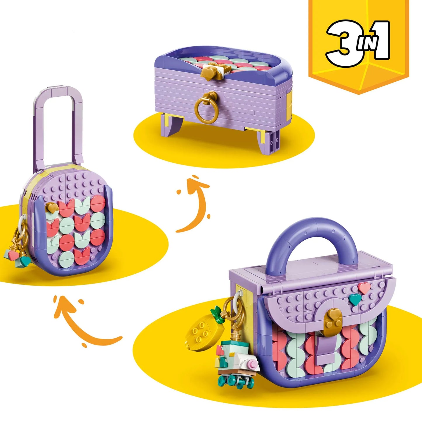 Art Fashion Bag with Storage 31391, Lego Creator 3-in-1