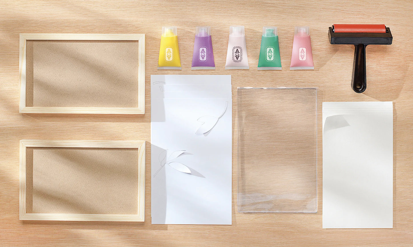 Gel Printing: Atelier 46, Djeco