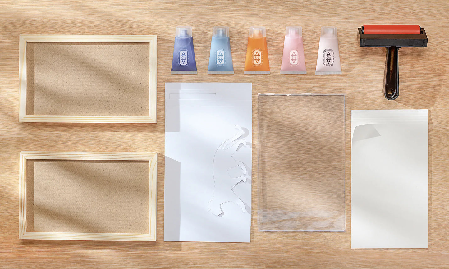 Gel Printing: Atelier 47, Djeco