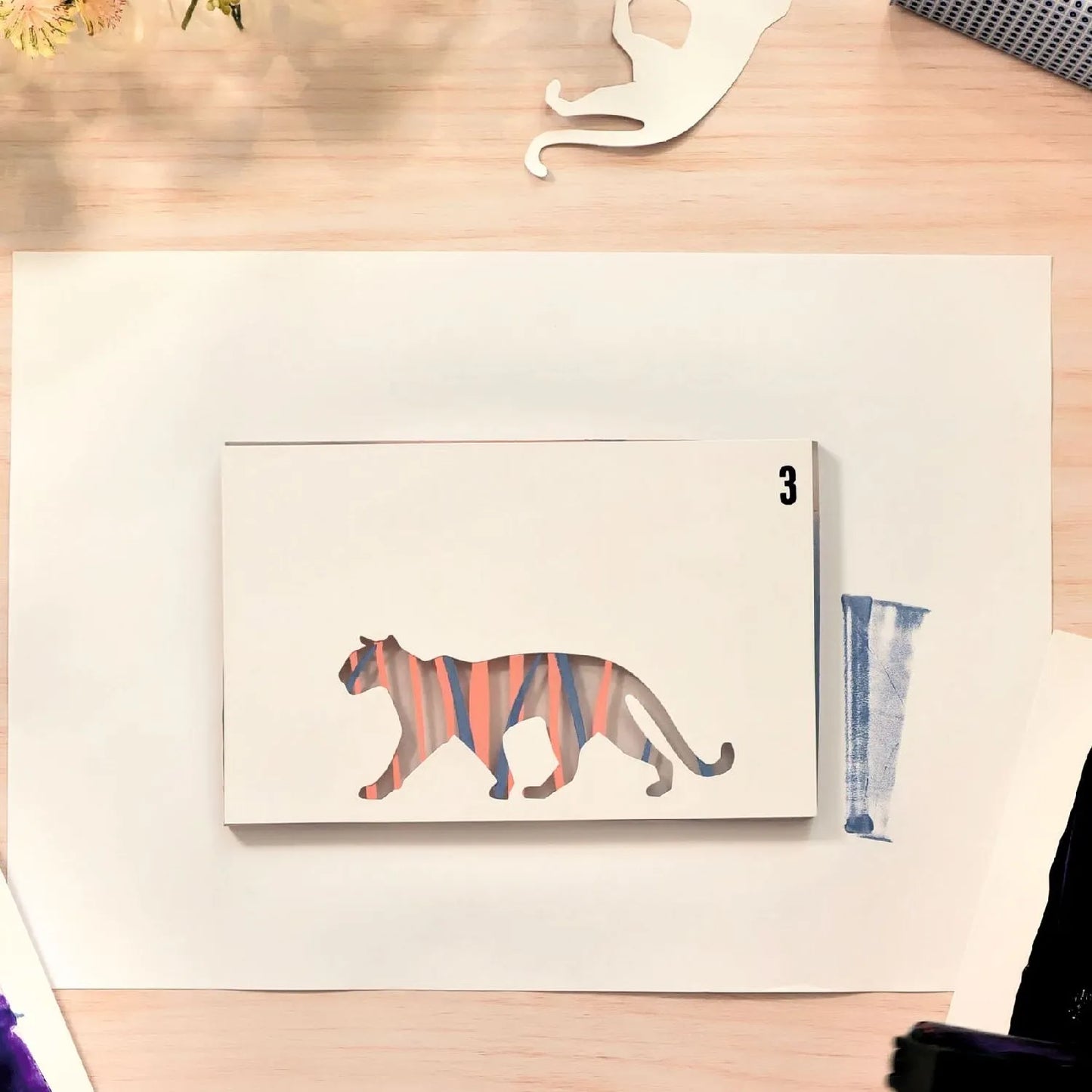 Gel Printing: Atelier 47, Djeco