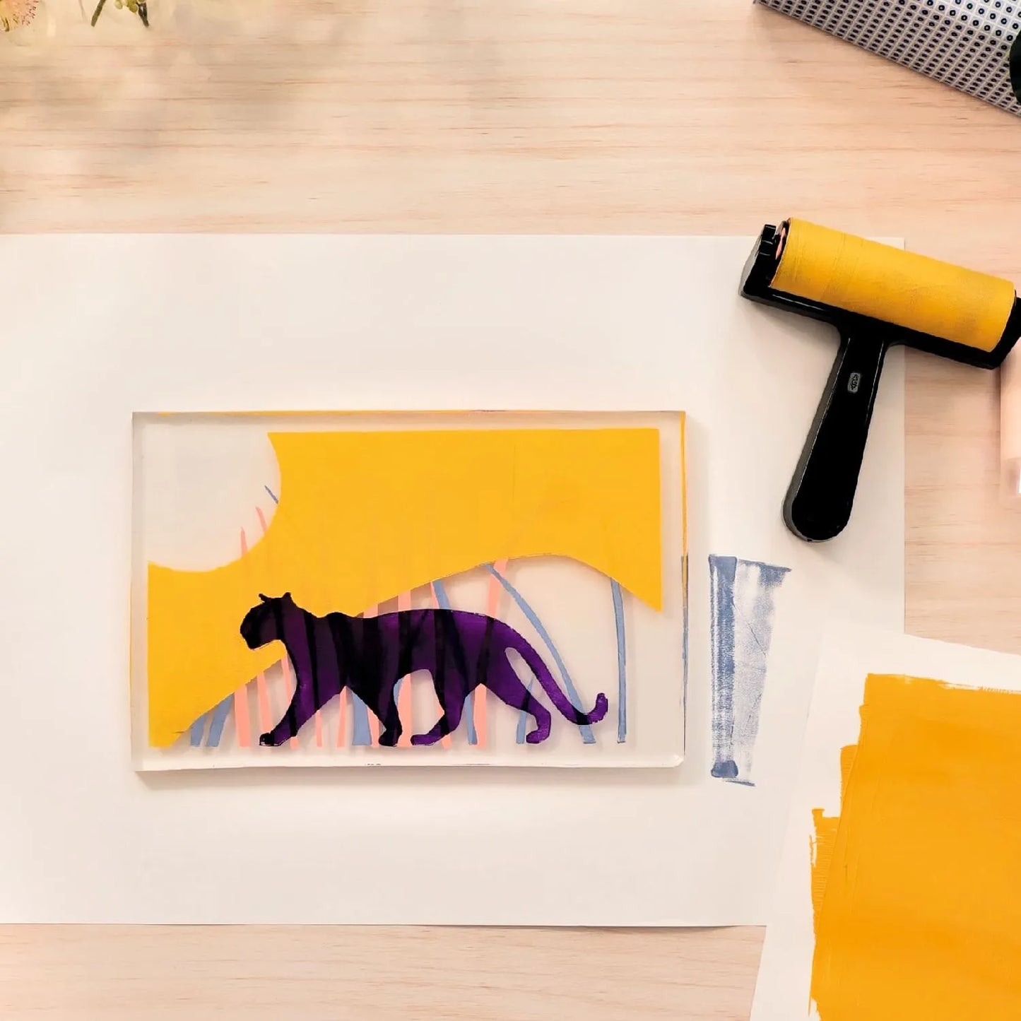 Gel Printing: Atelier 47, Djeco