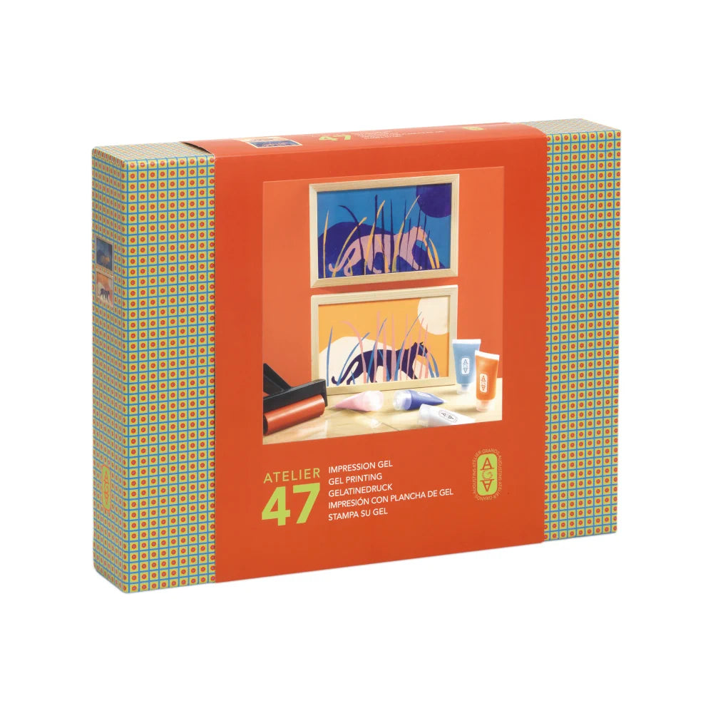 Gel Printing: Atelier 47, Djeco