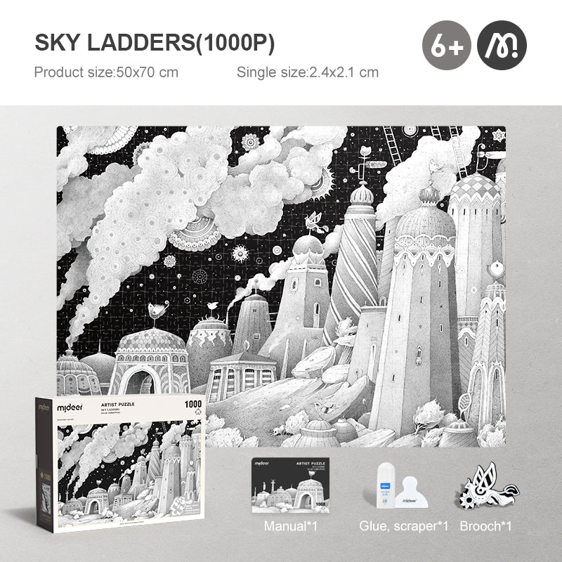 Artist Puzzle -City  time (sky laddrer) 1000p