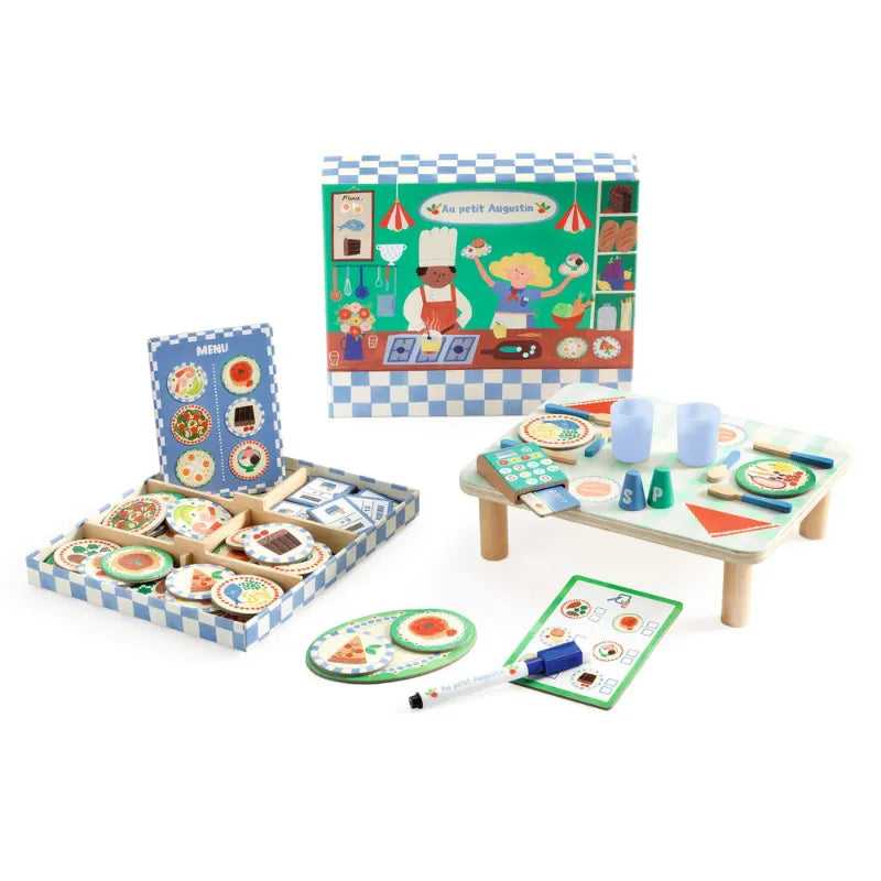 Au Petit Augustin Restaurant, Pretend Play Set For Kids 4+