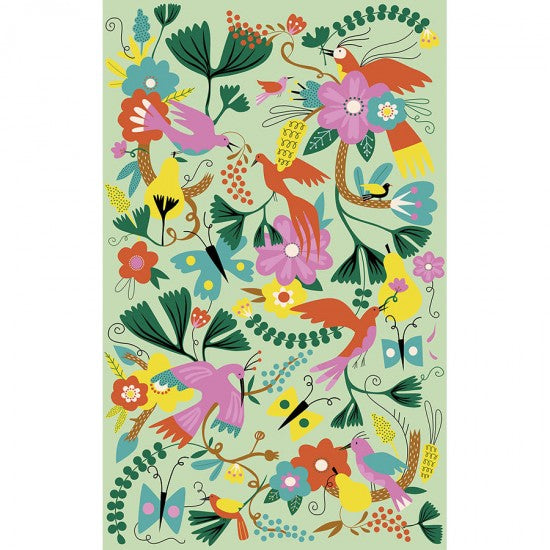 My Activity Pouch - Giant Glitter Poster Fantastic Birds, AUZOU