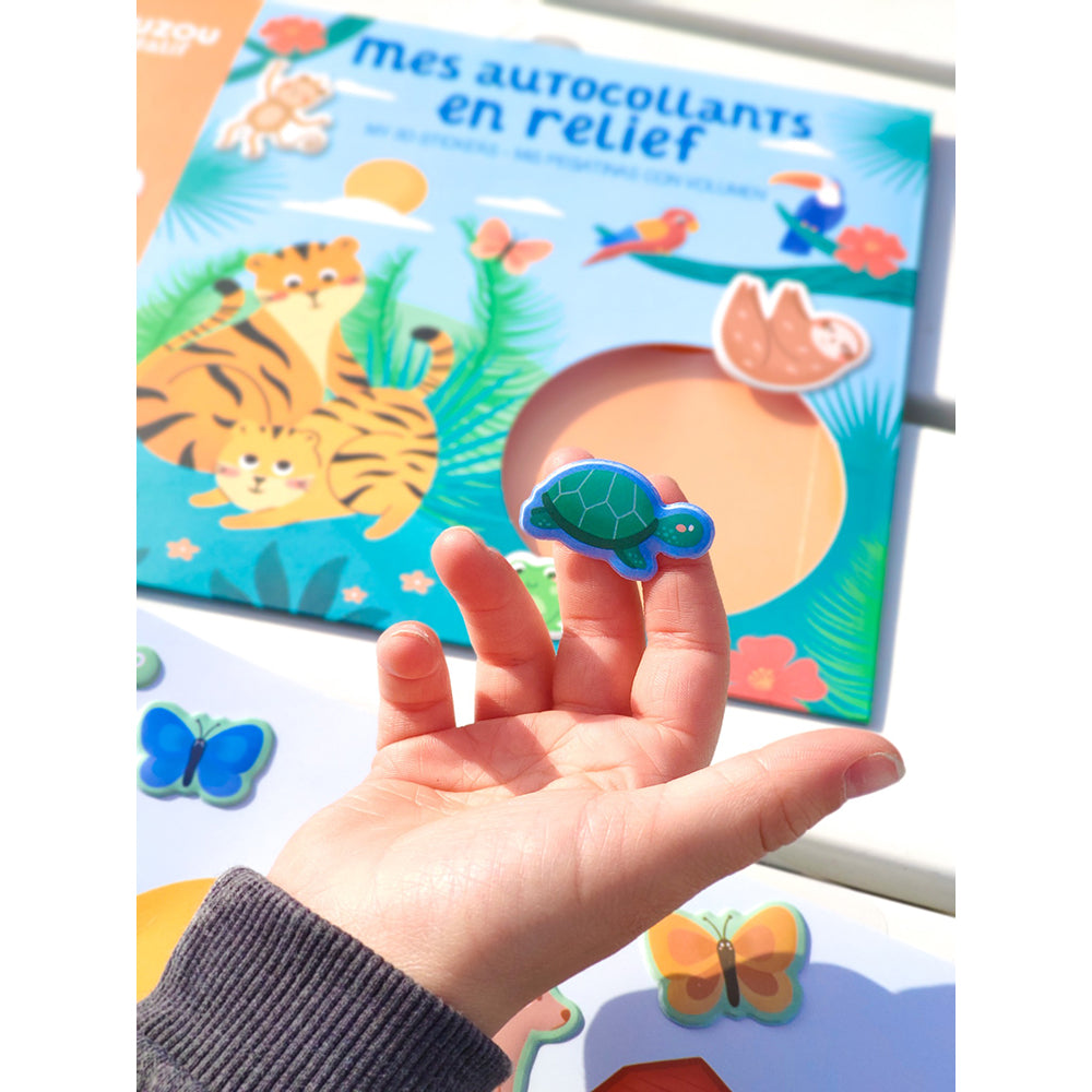 My 3D Stickers: Animals, AUZOU