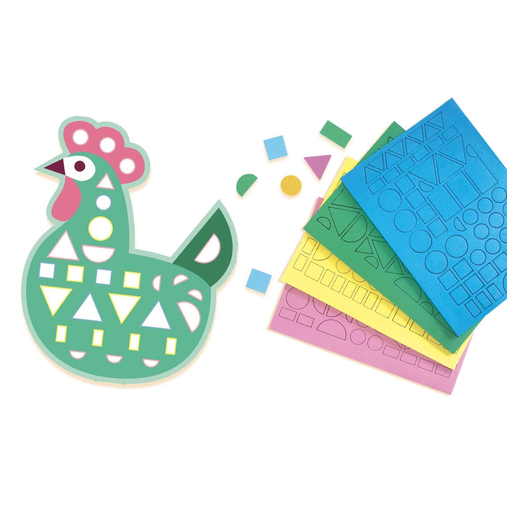 200 Foam Stickers: Easter, AUZOU