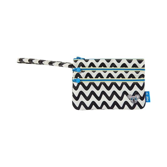 Beach Sunbath ID Pouch for Kids 3+, 14 x 19 cm