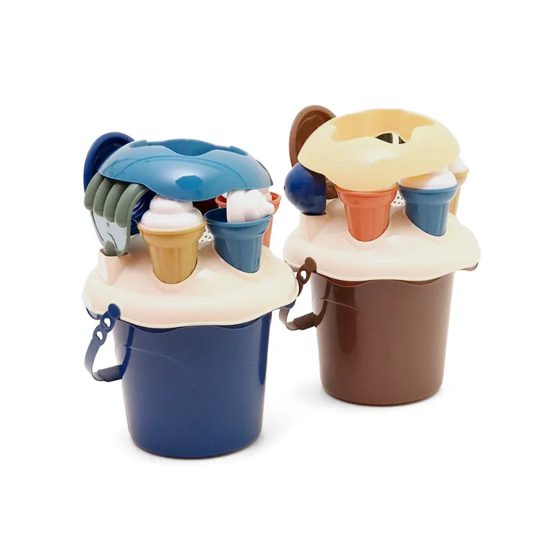 Beach Toy Set: Ice Cream Tub (choice of 2 colors),  Ludi