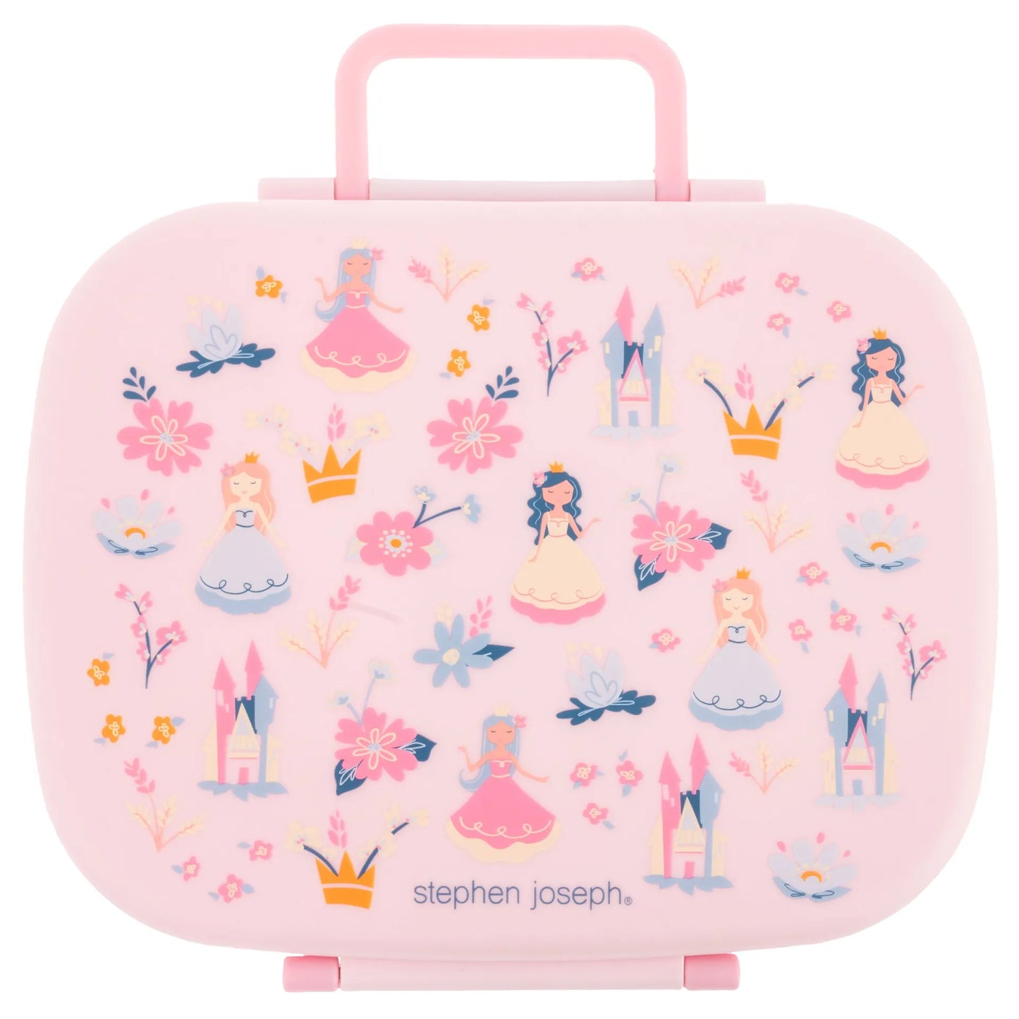 Bento Box with Removable Tray Princess: 5-Compartment Lunch Bento Box. For Kids 3+