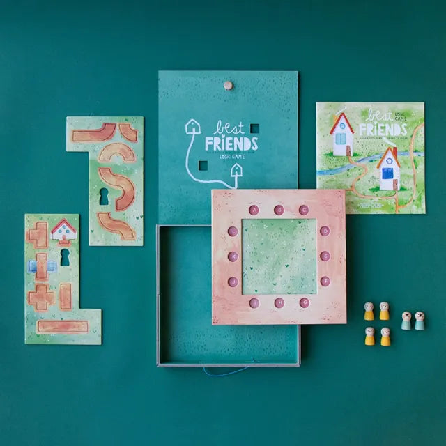 Best Friends, Logic Game for Kids 6+, 100 Challenges
