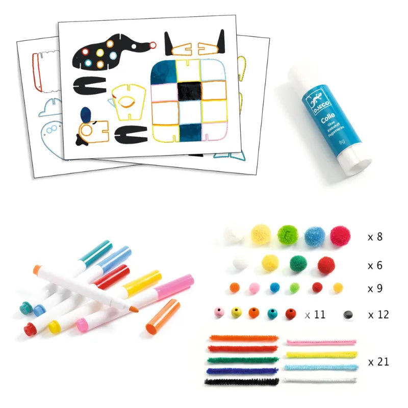 Big Buddies And Little Doggies, Creative Activity Kit For Kids 4+