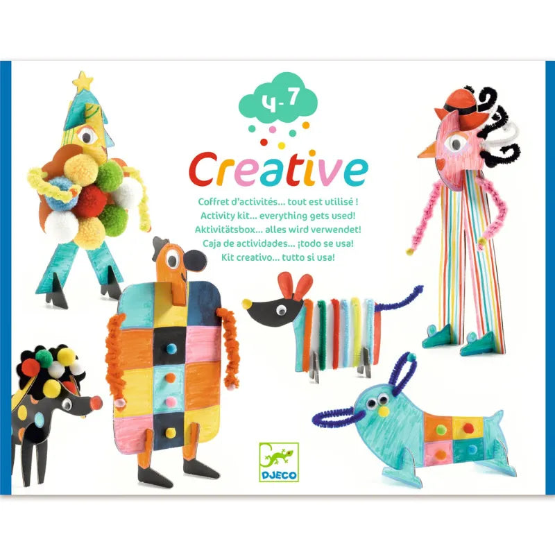 Big Buddies And Little Doggies, Creative Activity Kit For Kids 4+
