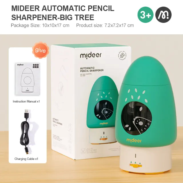 Big Tree, Automatic Pencil Sharpener for Kids 3+