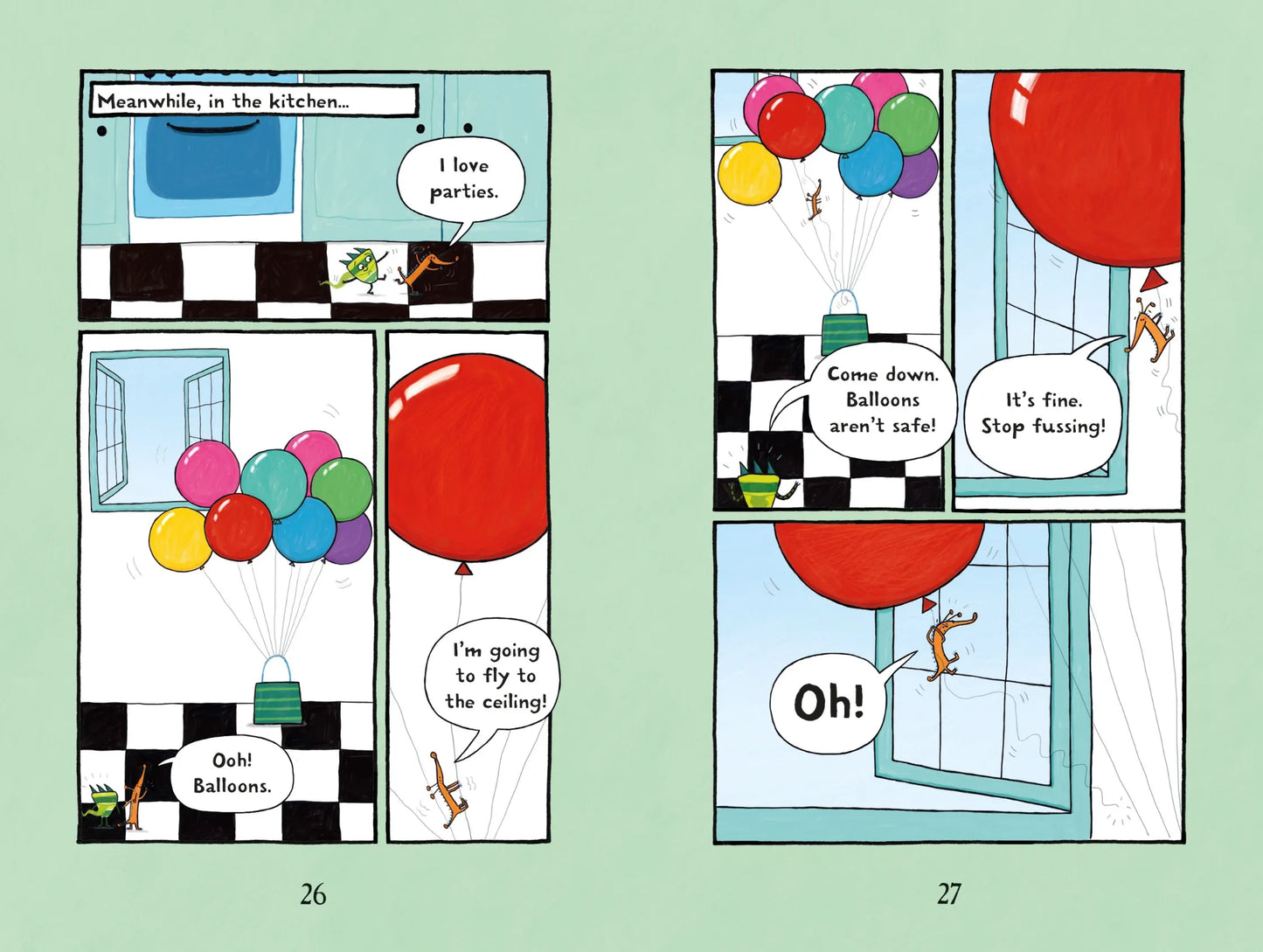 Billy and the Mini Monsters: Go to a Party, Usborne