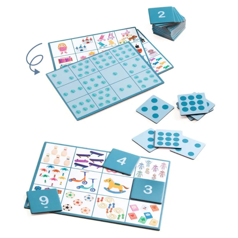 Bingo Game 3+: Numero Bingo, Djeco