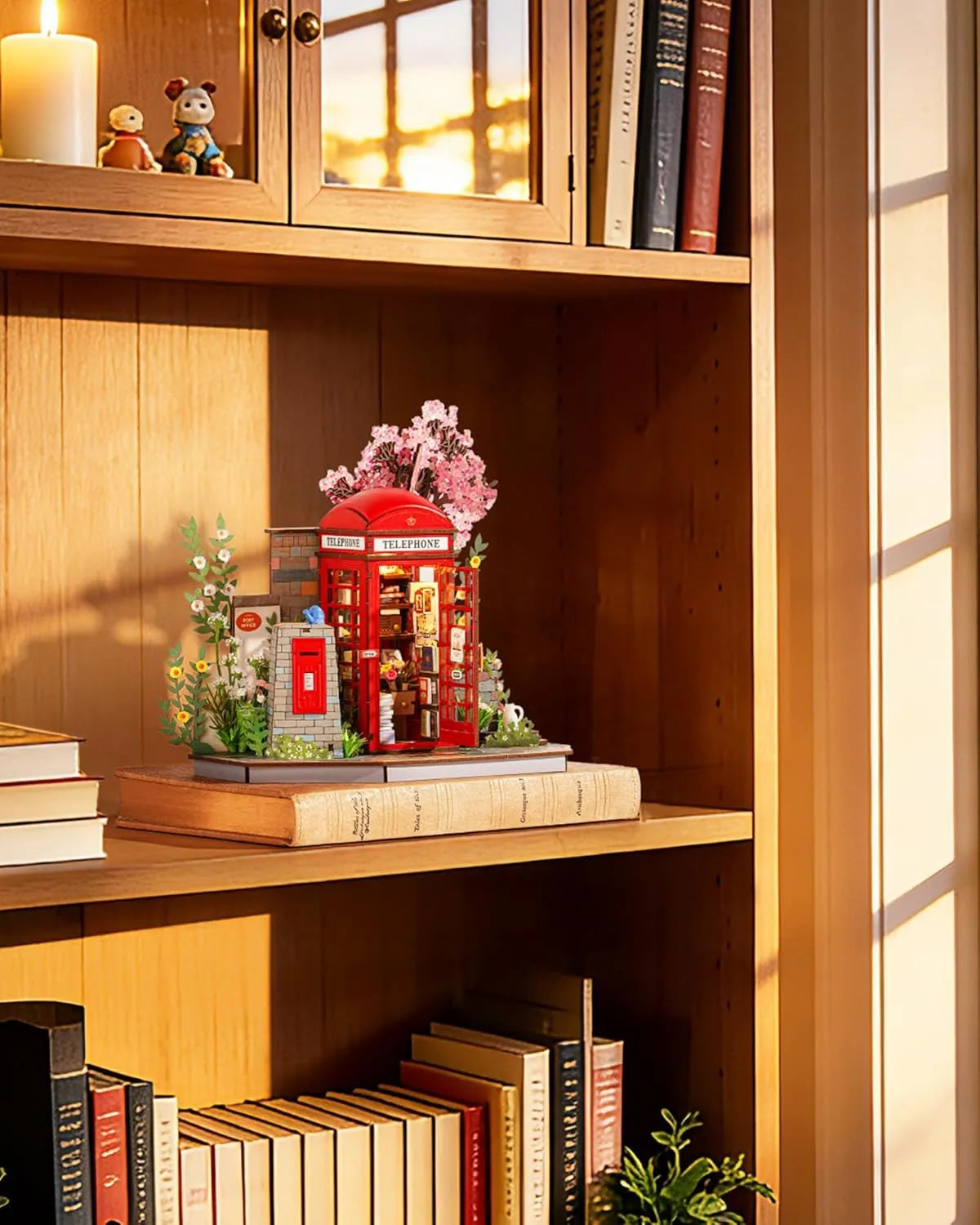 3D Wooden Puzzle: Blossom Book Booth TGS05, Rolife