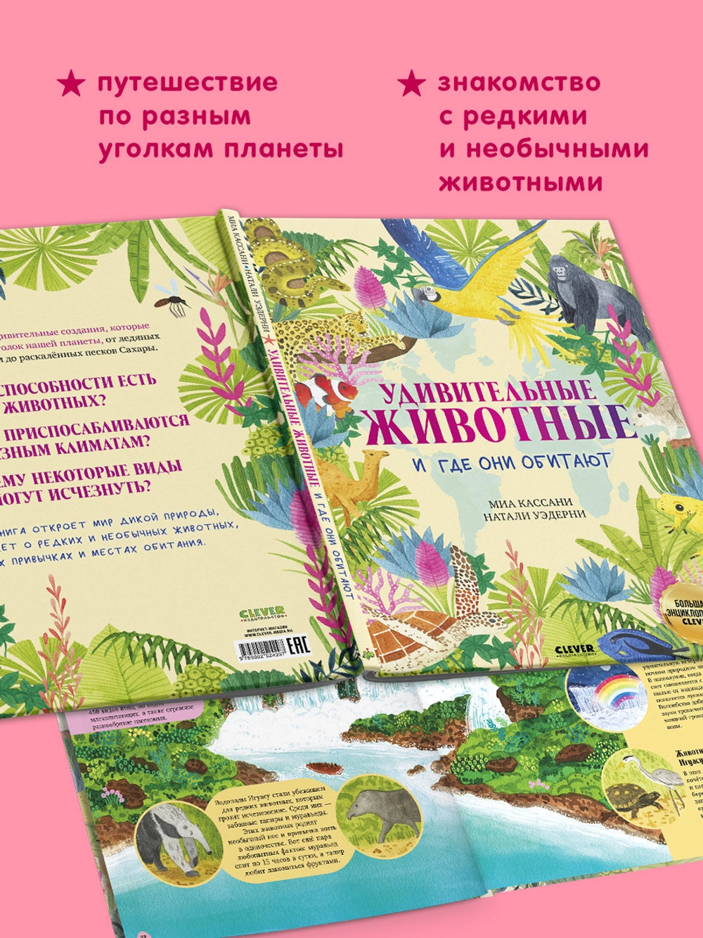 Большая энциклопедия: Удивительные животные и где они обитают, Clever
