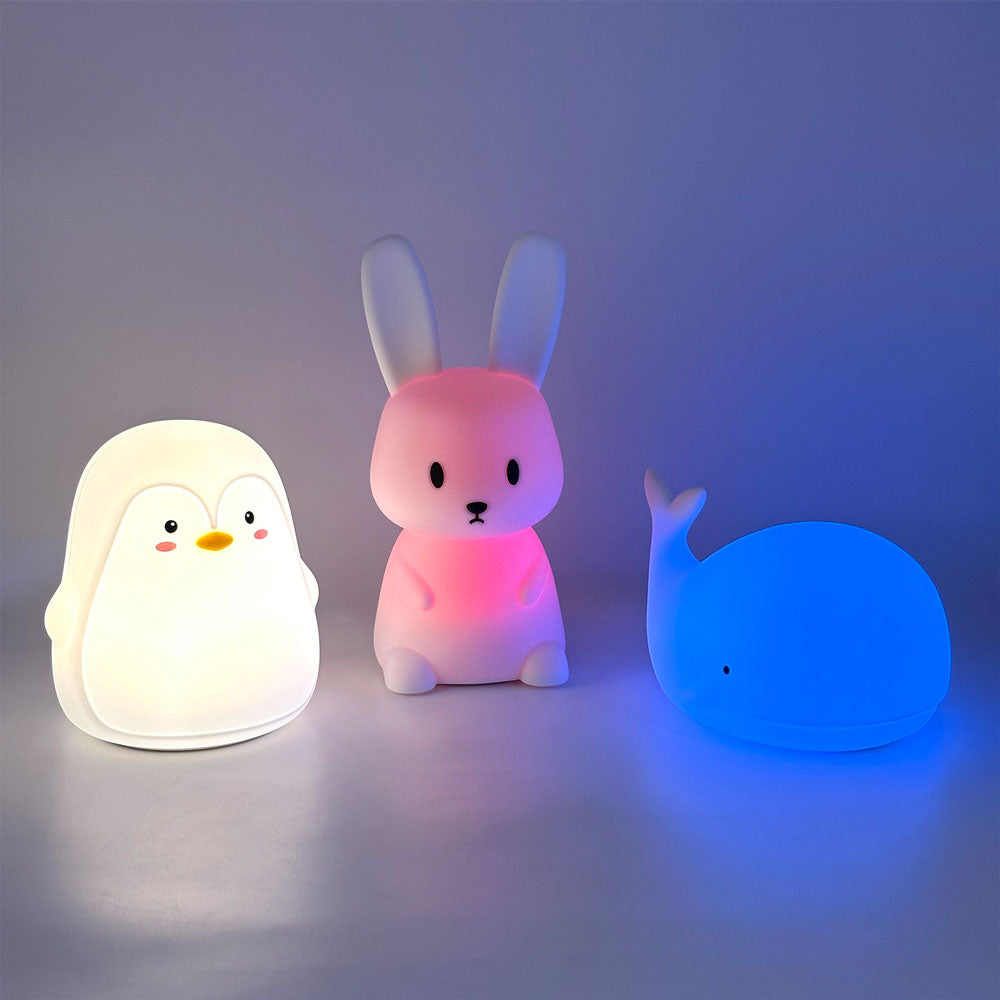 Silicone Rechargeable Night Light: Bunny, TS Collection