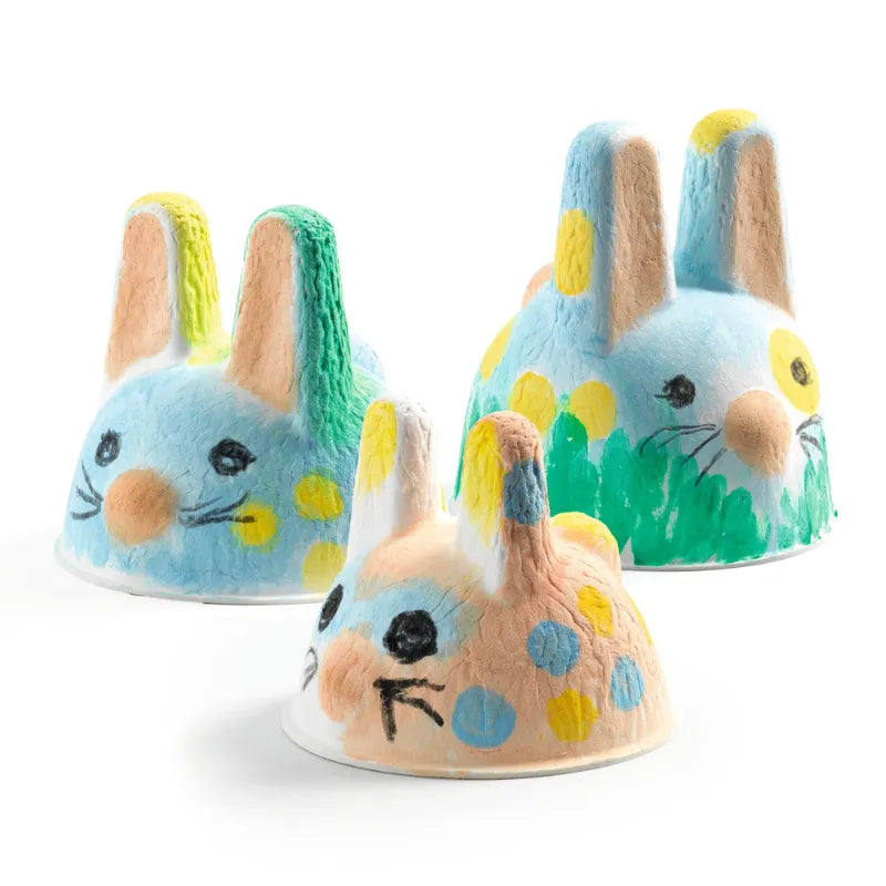 Bunny Trio, Finger Painting Set For Kids 18 Months+