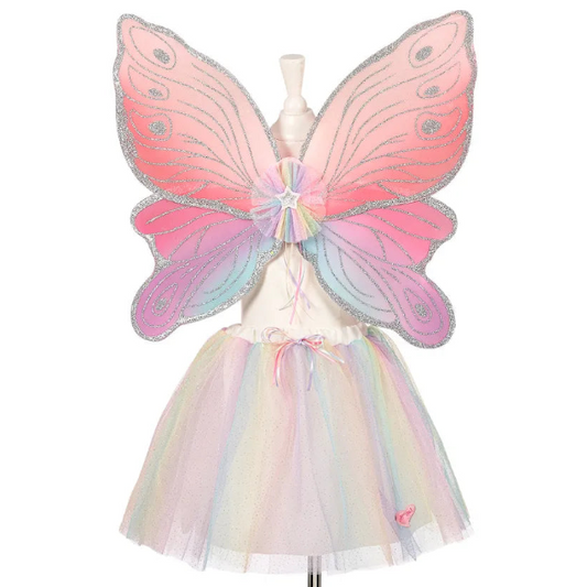Carlina, Fairy Skirt & Wings Set for Kids, Adjustable Fit