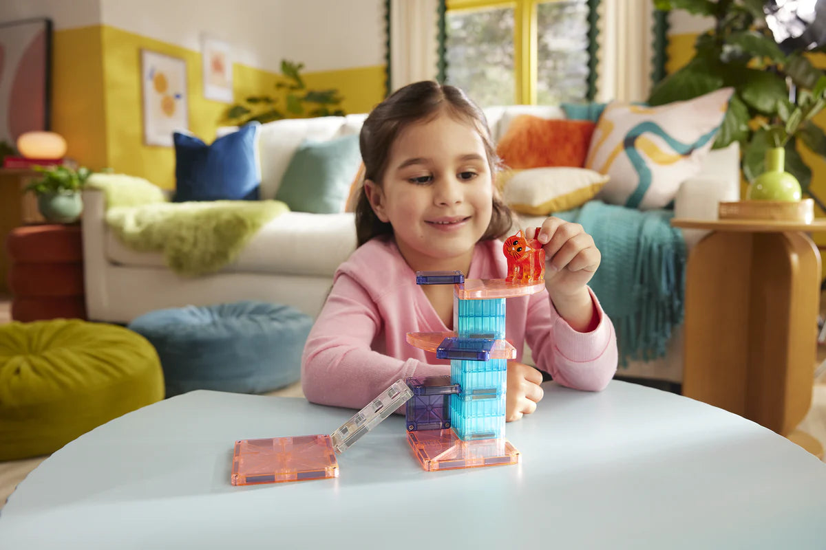 Cat Tree 13 Set Magna-Tiles – creative magnetic building set for kids