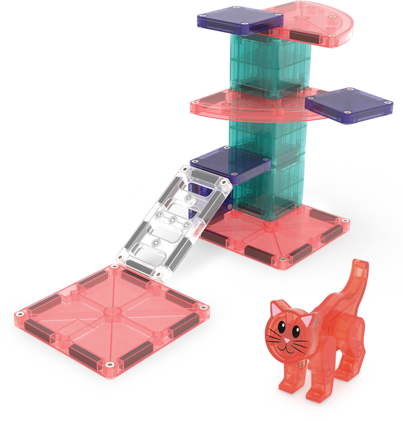 Cat Tree 13 Set Magna-Tiles – creative magnetic building set for kids