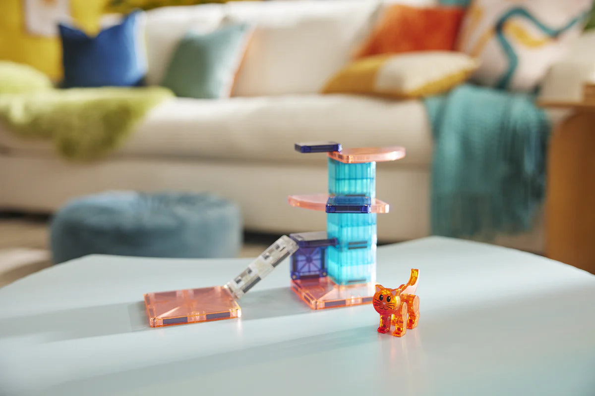 Cat Tree 13 Set Magna-Tiles – creative magnetic building set for kids