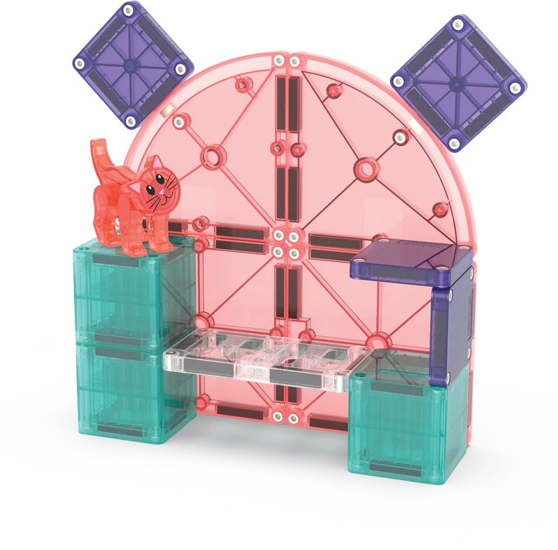 Cat Tree 13 Set Magna-Tiles – creative magnetic building set for kids