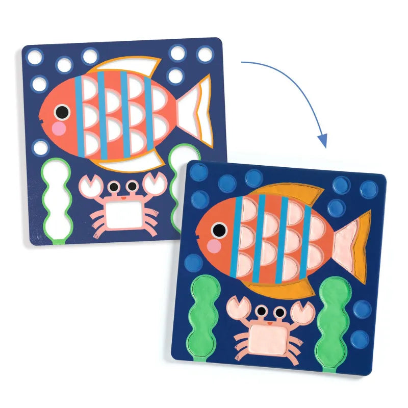 Cheeky Underwater, Air-Dry Clay Colouring Set For Kids 3+