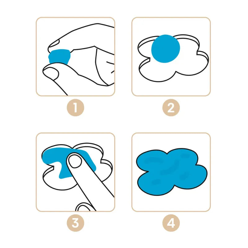 Cheeky Underwater, Air-Dry Clay Colouring Set For Kids 3+