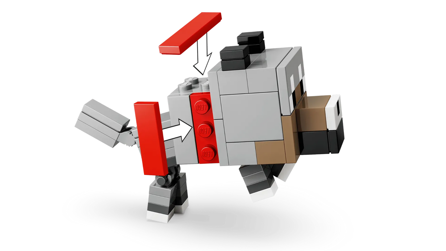 Chicken Jockey Desert Attack 21592, Lego Minecraft