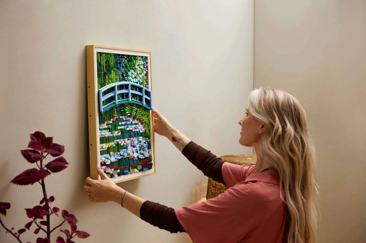 Claude Monet – Bridge over a Pond of Water Lilies 31220, Lego ART
