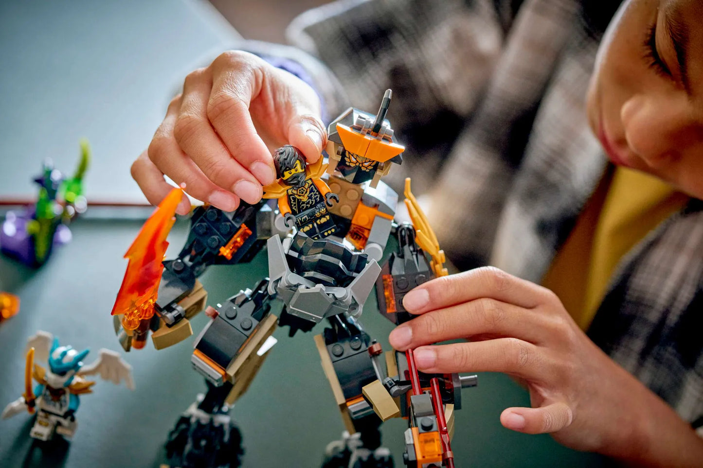 Coles Mission Mech & Dragon Zane 71854, Lego NINJAGO