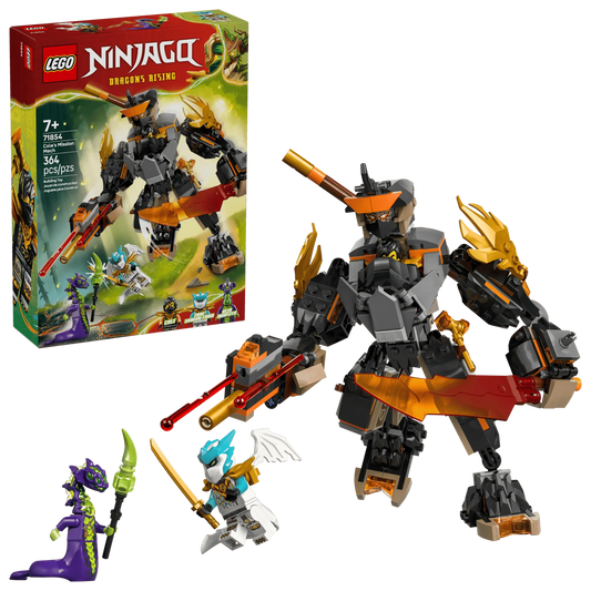 Coles Mission Mech & Dragon Zane 71854, Lego NINJAGO
