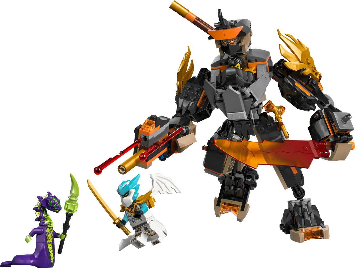 Coles Mission Mech & Dragon Zane 71854, Lego NINJAGO