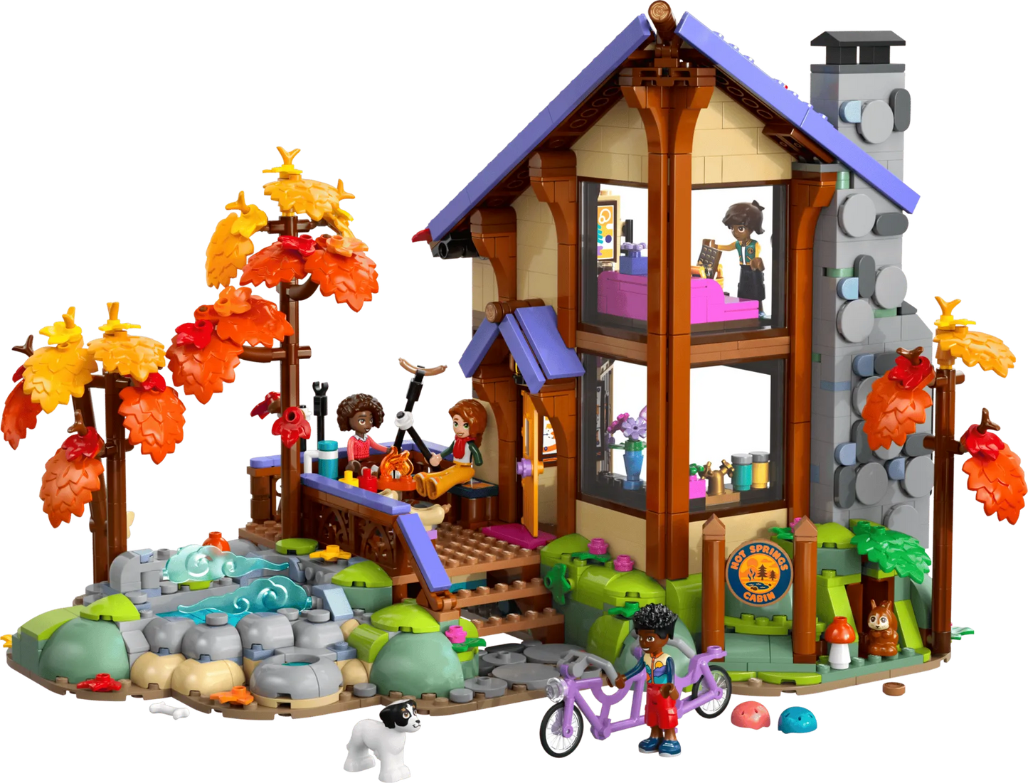 Cozy Fall Forest Cabin 42705, Lego Friends