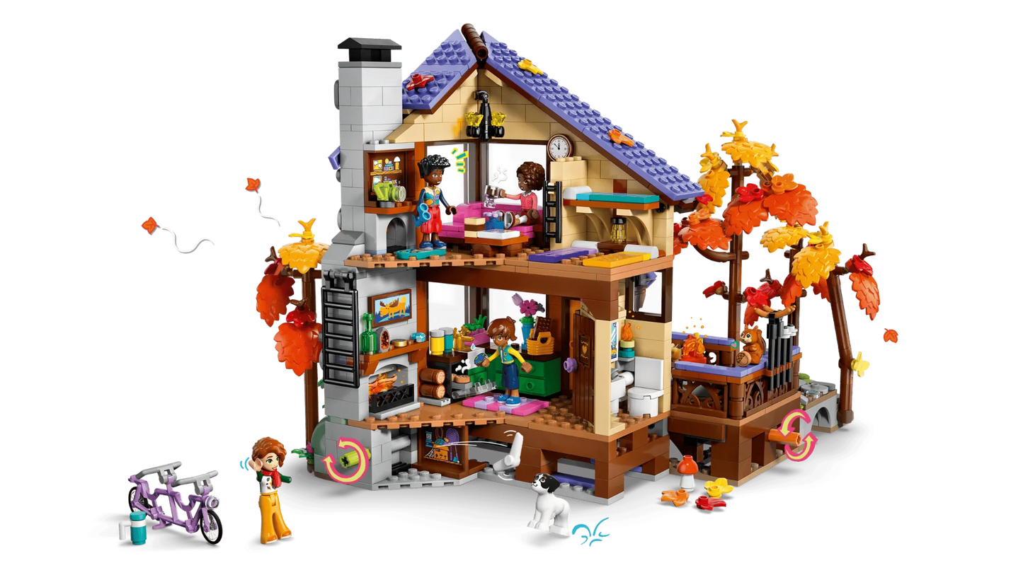 Cozy Fall Forest Cabin 42705, Lego Friends