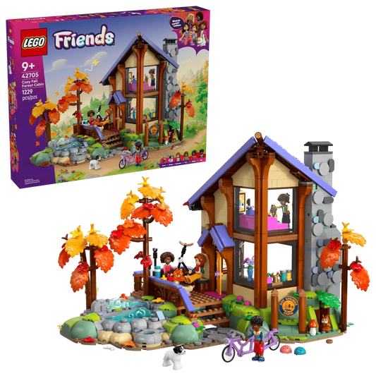 Cozy Fall Forest Cabin 42705, Lego Friends