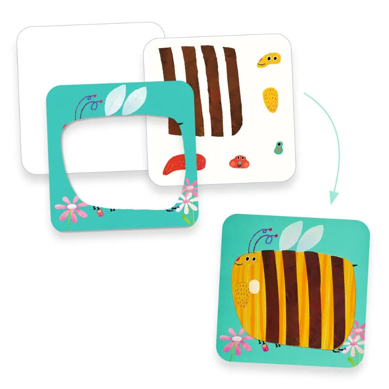 Crazy Animals, Finger Painting Set For Kids 3+
