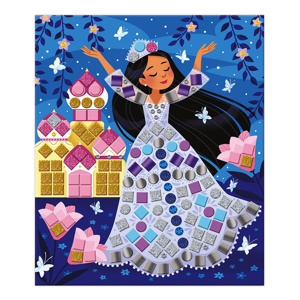 Creative Kit - Princesses and Fairies Mosaics Set, Janod