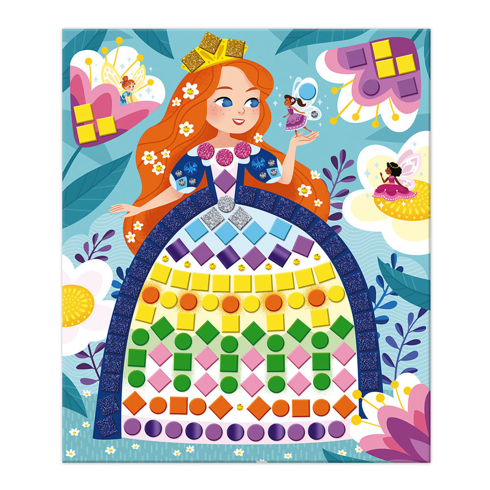 Creative Kit - Princesses and Fairies Mosaics Set, Janod