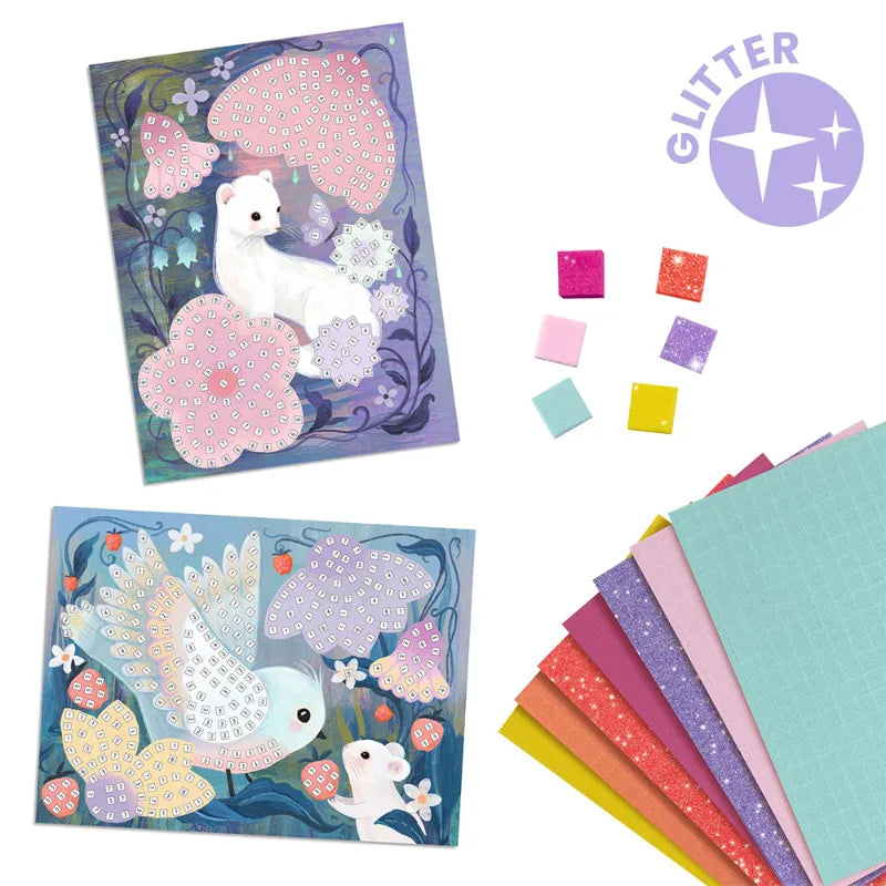 Glitter mosaic: Forest, Djeco